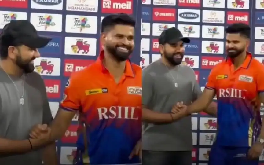 Rohit Sharma Shares Sweet Moment With Shreyas Iyer After T20 Mumbai League Final